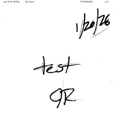 Fax from +170*****803