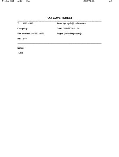 Fax from +123*****401