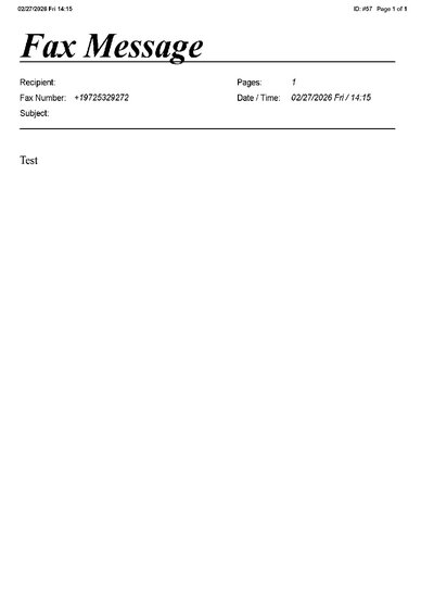 Fax from +157*****870