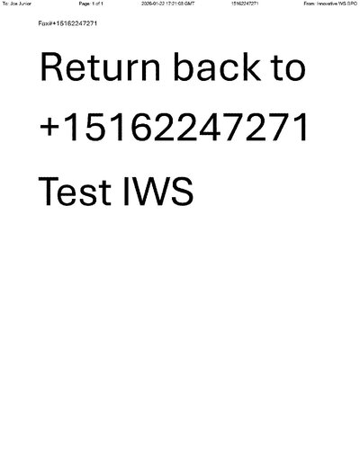 Fax from +151*****271