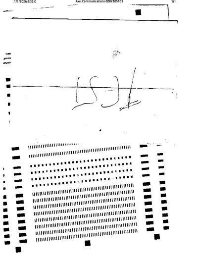 Fax from +608*****03