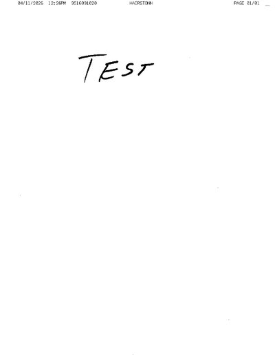 Fax from +951*****20