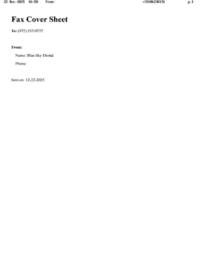 Fax from +151*****131