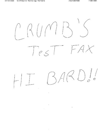 Fax from +732*****00