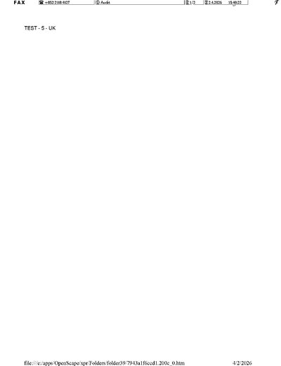 Fax from +852*****127