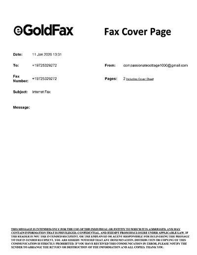 Fax from CompassionateCotta