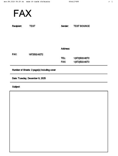 Fax from +864*****08