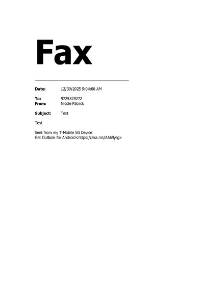 Fax from +216*****95