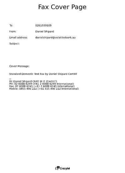 Fax from +612*****245