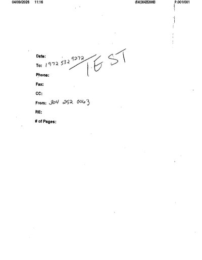 Fax from +304*****63