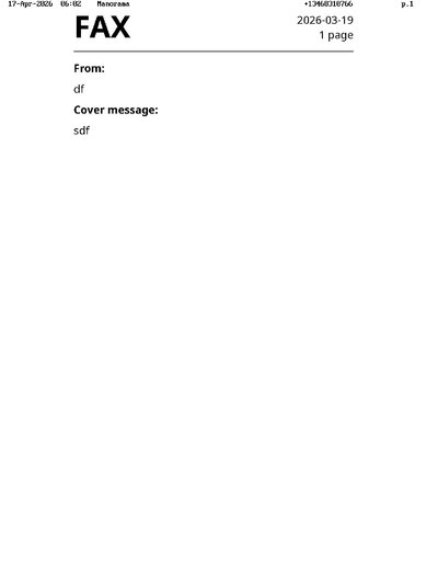 Fax from +134*****766