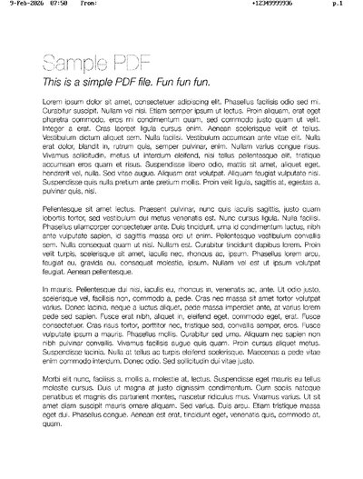 Fax from +123*****936