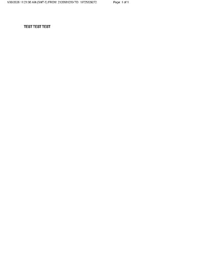 Fax from +212*****80