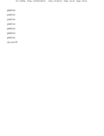 Fax from +4420*****301