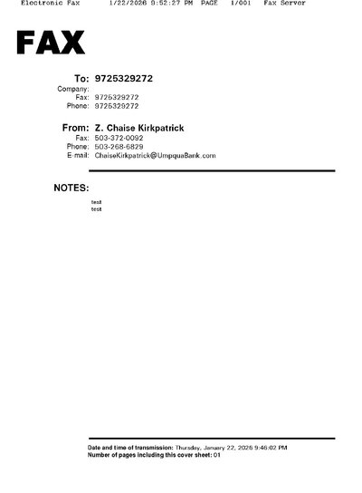 Fax from ElectronicFax