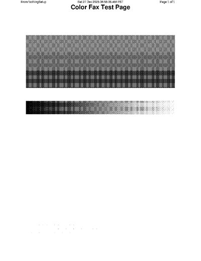 Fax from NothingSetup