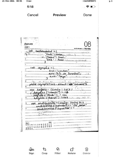 Fax from +166*****873